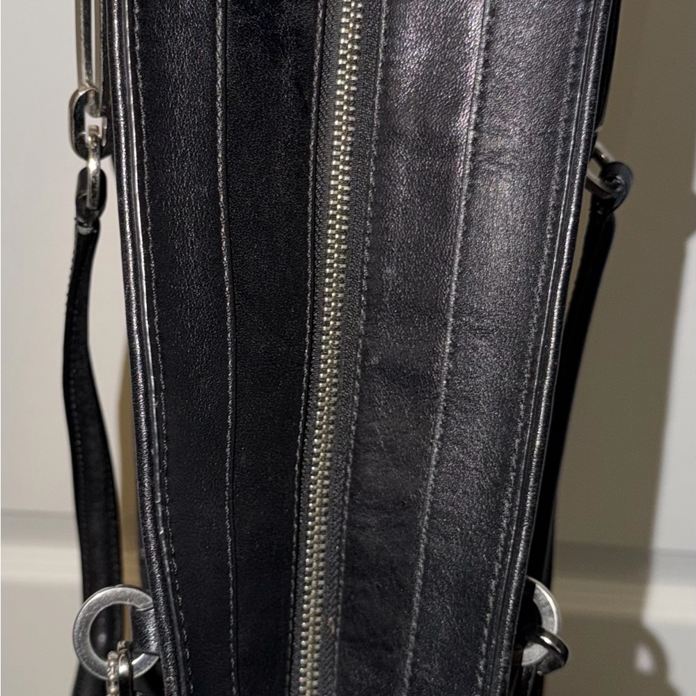 Coach Madison Chenille Ocelot Tote bag. 
 Black Leopard Print - Picture 11 of 12